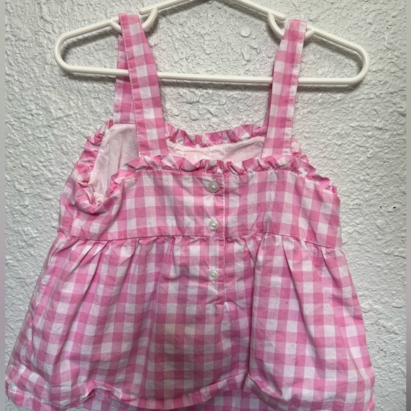 EUC, Janie & Jack Gingham bow top - Picture 4 of 4